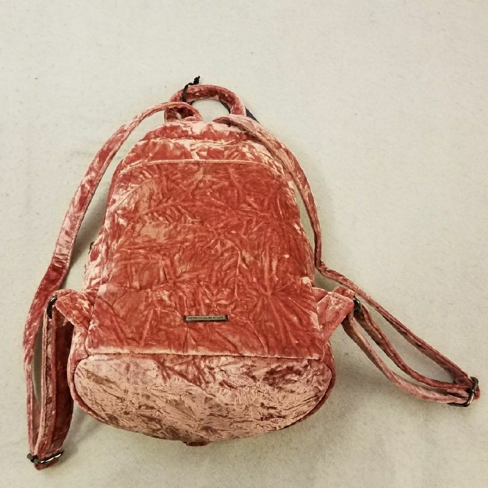 Rebecca Minkoff Pink Velvet Juilan Velvet Backpack - Picture 4 of 7